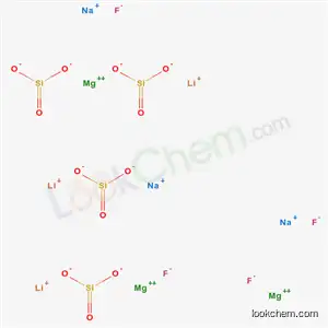 Lithium magnesium sodium fluoride silicate