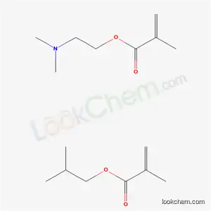 Molecular Structure of 66028-15-7 (2-Propenoic acid, 2-methyl-, 2-(dimethylamino) ethyl ester, polymer with 2-methylpropyl 2-methyl-2-propenoate)