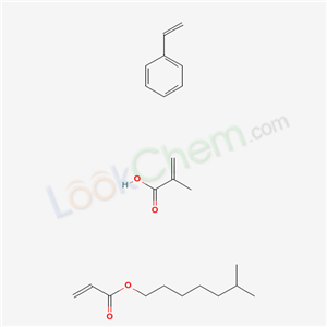 2-Propenoic acid, polymer with ethenylbenzene and isooctyl 2-propenoate