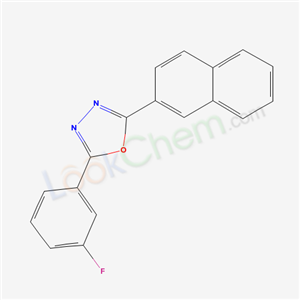 2-(3-Fluorophenyl)-5-(2-naphthyl)-1,3,4-oxadiazole