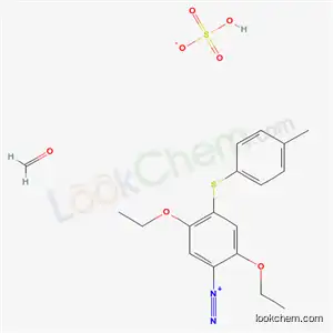 Molecular Structure of 68201-93-4 (2,5-diethoxy-4-[(4-methylphenyl)sulfanyl]benzenediazonium hydrogen sulfate - formaldehyde (1:1))