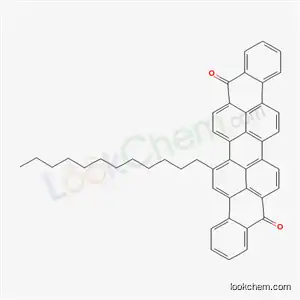 Molecular Structure of 68411-75-6 (Dinaphtho[1,2,3-cd:1',2',3'-lm]perylene-9,18-dione,lauryl derivs.)