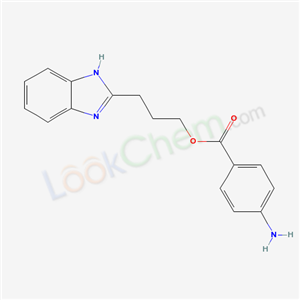 328117-25-5,4-AMINO-BENZOIC ACID 3-(1 H-BENZOIMIDAZOL-2-YL)-PROPYL ESTER,3-benzimidazol-2-ylpropyl 4-aminobenzoate;