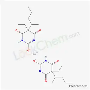 Molecular Structure of 7563-42-0 (5-ethyl-5-(sec-pentyl)barbituric acid, calcium salt)