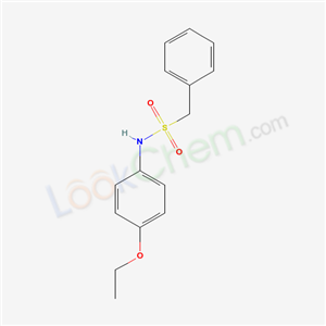 5549-43-9,N-(4-ethoxyphenyl)-1-phenylmethanesulfonamide,
