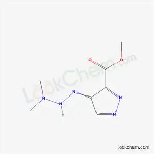 Molecular Structure of 5124-41-4 (methyl 4-(3,3-dimethyltriazanylidene)-4H-pyrazole-3-carboxylate)