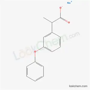 Molecular Structure of 34691-31-1 (sodium 2-(3-phenoxyphenyl)propanoate)