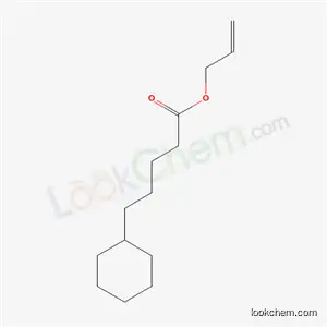 Molecular Structure of 7493-68-7 (Cyclohexanepentanoic acid, 2-propenyl ester)
