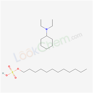 dodecyl hydrogen sulfate - N,N-diethylcyclohexanamine (1:1)