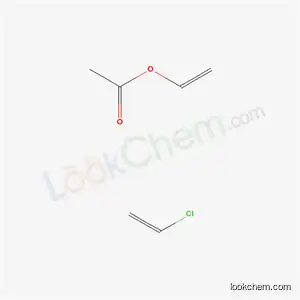 Molecular Structure of 34149-92-3 (Acetic acid, polymer with chloroethene)