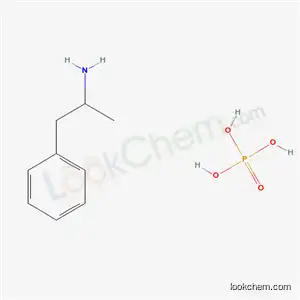 Molecular Structure of 7528-00-9 (Dextroamphetamine phosphate)