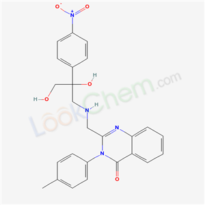 84138-20-5,2-({[2,3-dihydroxy-2-(4-nitrophenyl)propyl]amino}methyl)-3-(4-methylphenyl)quinazolin-4(3H)-one,