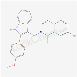 88514-20-9,6-bromo-3-{[2-(4-methoxyphenyl)-1H-indol-3-yl]methyl}quinazolin-4(3H)-one,