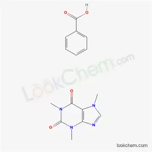 Molecular Structure of 8000-95-1 (CAFFEINE-SODIUM BENZOATE)