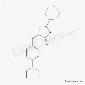 Molecular Structure of 5404-72-8 ((5E)-5-[4-(diethylamino)benzylidene]-2-(morpholin-4-yl)-1,3-thiazol-4(5H)-one)