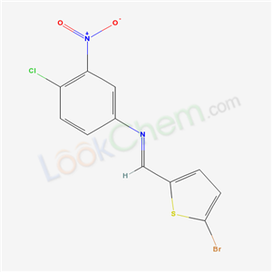 5227-04-3,N-[(E)-(5-bromothiophen-2-yl)methylidene]-4-chloro-3-nitroaniline,
