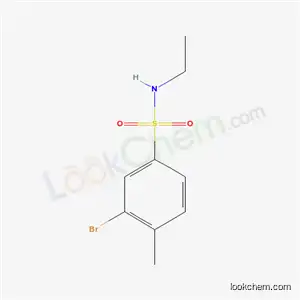 Molecular Structure of 850429-65-1 (N-ETHYL 3-BROMO-4-METHYLBENZENESULFONAMIDE)