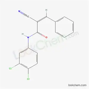 (2Z)-2-cyano-N-(3,4-dichlorophenyl)-3-phenylprop-2-enamide