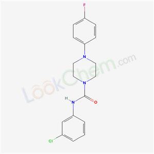 5697-07-4,N-(3-chlorophenyl)-4-(4-fluorophenyl)piperazine-1-carboxamide,