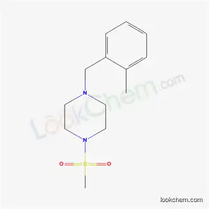 Molecular Structure of 6035-81-0 (1-(2-methylbenzyl)-4-(methylsulfonyl)piperazine)