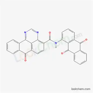 Molecular Structure of 4216-01-7 (N-(9,10-dihydro-9,10-dioxoanthracen-1-yl)-7-oxo-7H-benzo[e]perimidine-4-carboxamide)