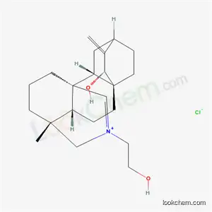 Molecular Structure of 4758-99-0 ((15alpha)-15-hydroxy-21-(2-hydroxyethyl)-4-methylatida-16,20-dien-21-ium chloride)