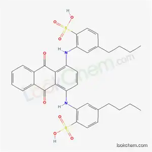 Molecular Structure of 3773-10-2 (2,2-((9,10-Dihydro-9,10-dioxo-1,4-anthrylene)diimino)bis(5-butylbenzenesulphonic) acid)