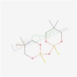 70323-50-1,2-[(5,5-dimethyl-2-sulfanylidene-1,3-dioxa-2$l^C<sub>10</sub>H<sub>20</sub>O<sub>5</sub>P<sub>2</sub>S<sub>2</sub>-phosphacyclohex-2-yl)oxy]-5,5-dimethyl-2-sulfanylidene-1,3-dioxa-2$l^C<sub>10</sub>H<sub>20</sub>O<sub>5</sub>P<sub>2</sub>S<sub>2</sub>-phosphacyclohexane,