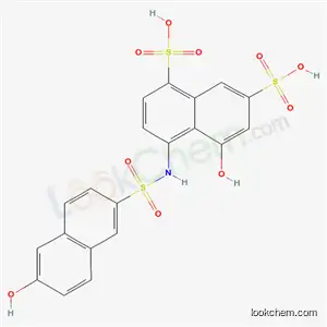 Molecular Structure of 6535-71-3 (5-hydroxy-4-[[(6-hydroxy-2-naphthyl)sulphonyl]amino]naphthalene-1,7-disulphonic acid)