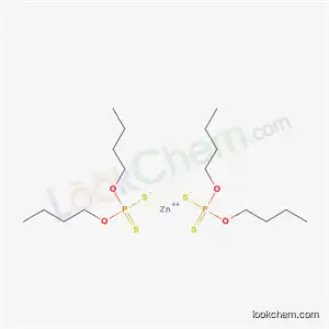 Molecular Structure of 24645-45-2 (Bis(O,O-dibutyl dithiophosphato-S,S')zinc)