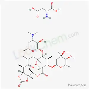 Molecular Structure of 55171-82-9 (Erythromycin A 11,12-carbonate L-aspartate)