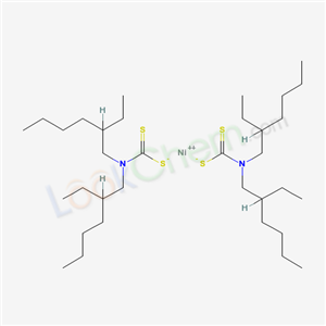 Molecular Structure of 14428-08-1 (Bis(bis(2-ethylhexyl)dithiocarbamato-S,S)nickel)