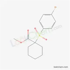 Molecular Structure of 160790-08-9 (methyl 1-[(4-bromophenyl)sulfonyl]cyclohexanecarboxylate)