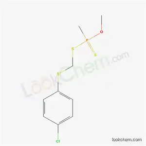 Molecular Structure of 18466-11-0 (Methylphosphonodithioic acid S-[[(4-chlorophenyl)thio]methyl]O-methyl ester)