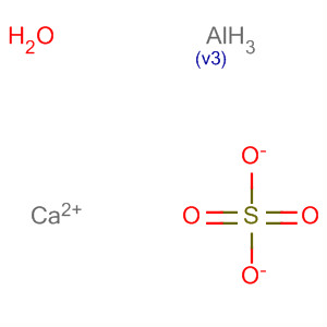 Molecular Structure of 11107-79-2 (Aluminum calcium oxide sulfate, hydrate)
