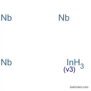 Molecular Structure of 12030-07-8 (Indium, compd. with niobium (1:3))