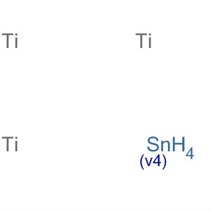 Molecular Structure of 12166-59-5 (Tin, compd. with titanium (1:3))