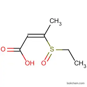 Molecular Structure of 1490-41-1 (2-Butenoic acid, 3-(ethylsulfinyl)-, (Z)-)