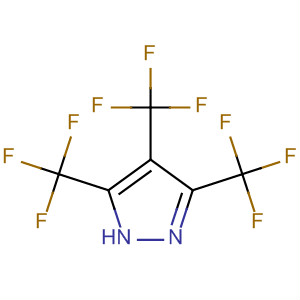 Molecular Structure of 19968-20-8 (1H-Pyrazole, 3,4,5-tris(trifluoromethyl)-)