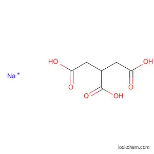 Molecular Structure of 29726-38-3 (1,2,3-Propanetricarboxylic acid, sodium salt)