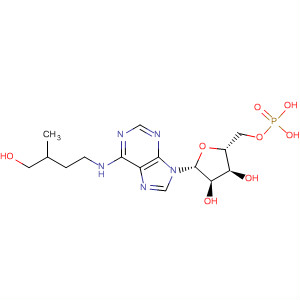 ((2R,3S,4R,5R)-3,4-Dihydroxy-5-(6-((4-hydroxy-3-methylbutyl)amino)-9H-purin-9-yl)tetrahydrofuran-2-yl)methyldihydrogenphosphate