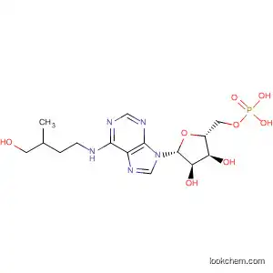 Molecular Structure of 31284-94-3 (5'-Adenylic acid, N-(4-hydroxy-3-methylbutyl)-)