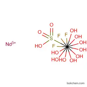 Molecular Structure of 34629-20-4 (Methanesulfonic acid, trifluoro-, neodymium(3+) salt, nonahydrate)