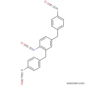 Molecular Structure of 4326-63-0 (Benzene, 1-isocyanato-2,4-bis[(4-isocyanatophenyl)methyl]-)