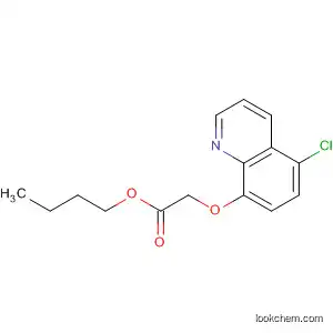 Molecular Structure of 4337-16-0 (Acetic acid, [(5-chloro-8-quinolinyl)oxy]-, butyl ester)