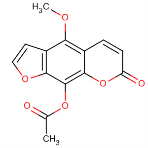 Molecular Structure of 49739-61-9 (7H-Furo[3,2-g][1]benzopyran-7-one, 9-(acetyloxy)-4-methoxy-)