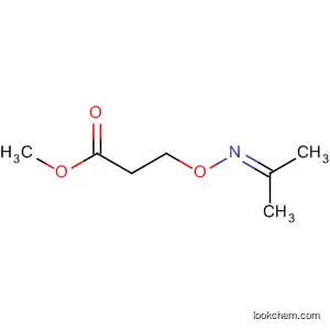 Molecular Structure of 5251-83-2 (Propanoic acid, 3-[[(1-methylethylidene)amino]oxy]-, methyl ester)