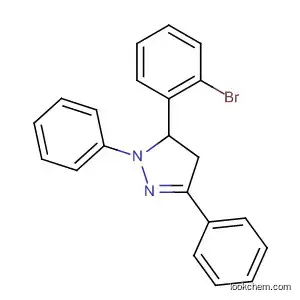 Molecular Structure of 55042-83-6 (1H-Pyrazole, 5-(2-bromophenyl)-4,5-dihydro-1,3-diphenyl-)