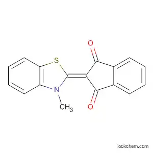 Molecular Structure of 55922-69-5 (1H-Indene-1,3(2H)-dione, 2-(3-methyl-2(3H)-benzothiazolylidene)-)