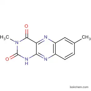 Molecular Structure of 58010-90-5 (Benzo[g]pteridine-2,4(1H,3H)-dione, 3,7-dimethyl-)